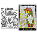 Dyan Reaveley‚Äôs Dylusions Cling Stamp Collections 8.5" x 7" - Gnome For The Holidays
