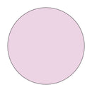 Solid light pink circle on a white background