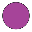 Solid purple circle with a black outline on a white background