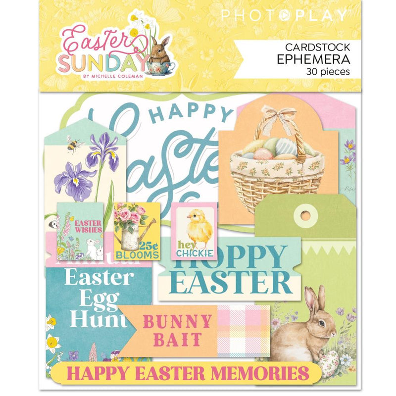 PhotoPlay Ephemera Cardstock Die-Cuts Easter Sunday