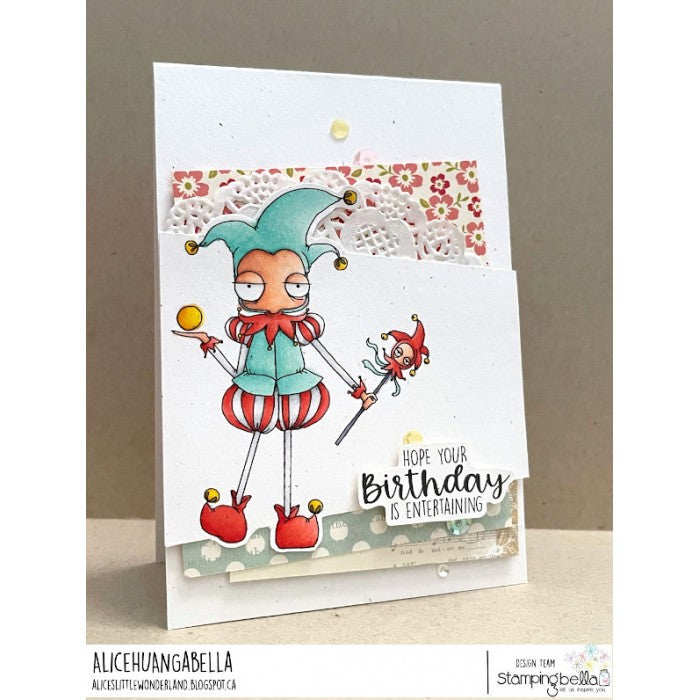 Stamping Bella Cling Stamp - Oddball Court Fairytale Jester*