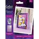 Crafter's Companion Cosmic 3D Embossing Folder And Metal Die Moon And Stars*