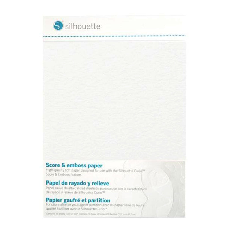 Silhouette America - Curio - Electronic Cutting System - Score And Emboss Paper 5"x 7"