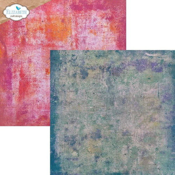 Elizabeth Craft Double-Sided Cardstock Pack 12"X12" Backgrounds Volume 2