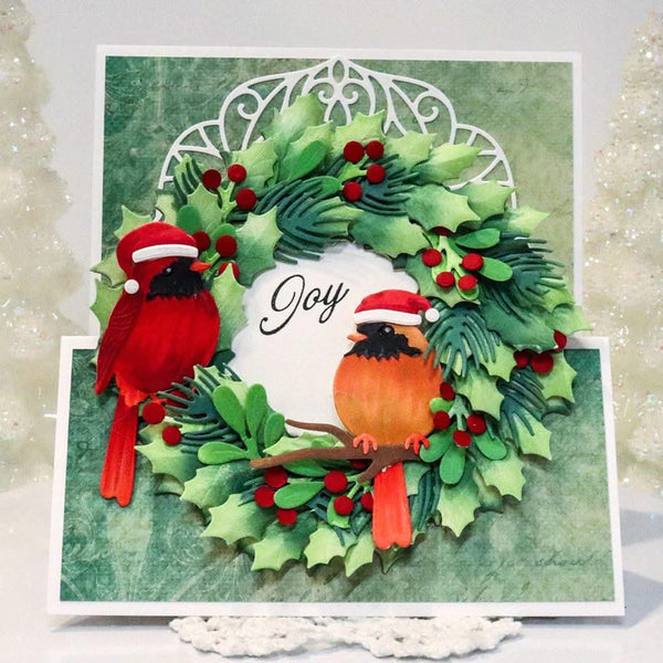 Elizabeth Craft Metal Die Festive Robin