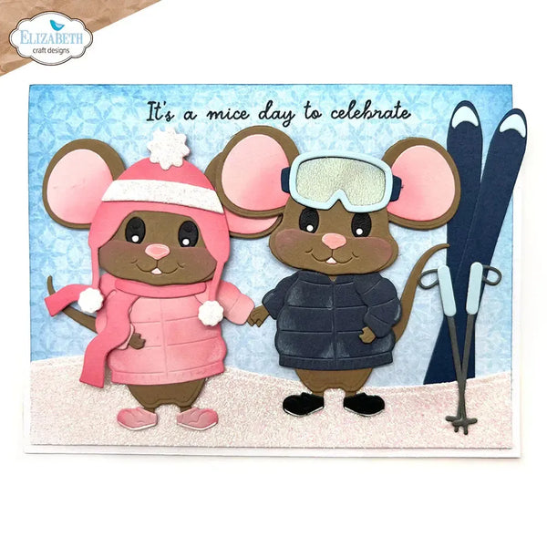 Elizabeth Craft Cute & Whimsical Die Big Mouse Winter Accessories