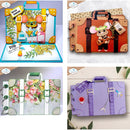 Elizabeth Craft Designs Camera and Suitcase Build a Book Dies