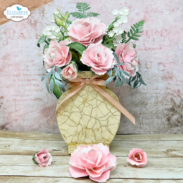 Elizabeth Craft Craft Kit Floral Vase