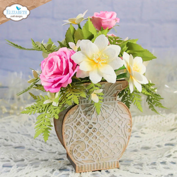 Elizabeth Craft Craft Kit Floral Vase