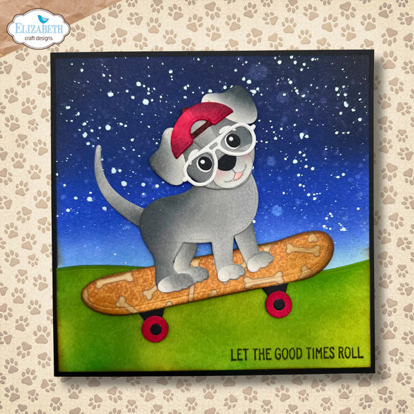 Elizabeth Craft Metal Die Skateboard