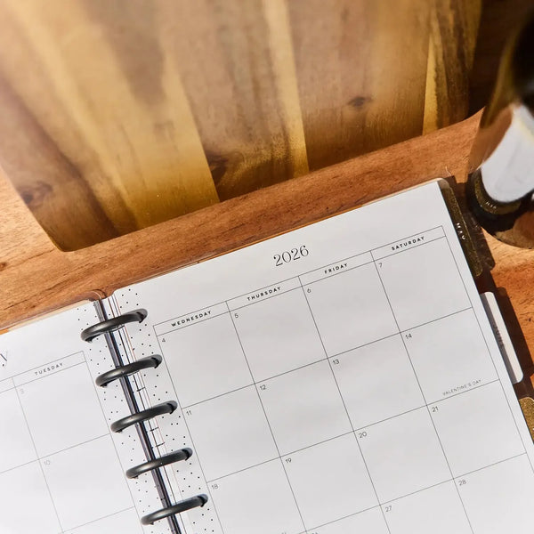 Happy Planner Classic 12 Month Disc Bound Dated Planner Rustic Roots
