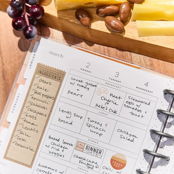 Happy Planner Classic 12 Month Disc Bound Dated Planner Rustic Roots