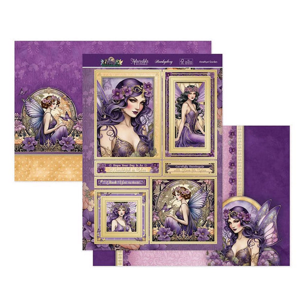 Hunkydory Fairy Decadence - Amethyst Garden Luxury Topper Set