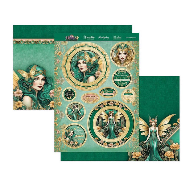 Hunkydory Fairy Decadence - Emerald Dreams Luxury Topper Set