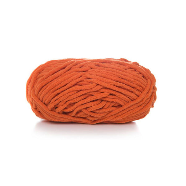 Poppy Crafts Super Soft Chenille Yarn 100g - Fire