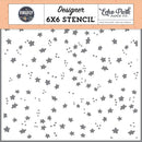 Echo Park Firefly Stencil 6"X6" Shine Better Stars