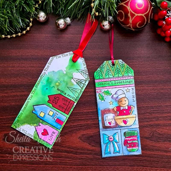 Woodware Clear Stamps 4"x 6" - Christmas Patches*