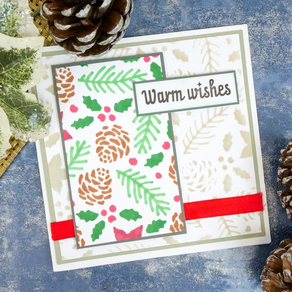 Hunkydory For the Love of Masks - Winter Foliage*