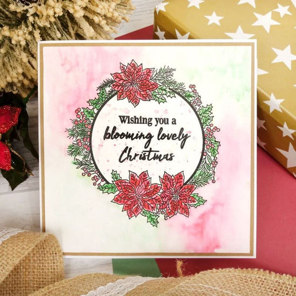 Hunkydory For the Love of Stamps - Pretty Poinsettia Frames*