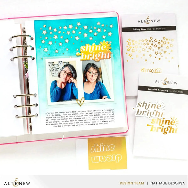 Altenew Falling Stars Hot Foil Plate Set*
