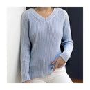 Fiddlesticks Free Yarn Pattern - Cedar - Ribbed Raglan Sleeved Jumper with Side Splits