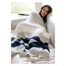 Fiddlesticks Free Yarn Pattern - Finch - Striped Garter Stitch Throw