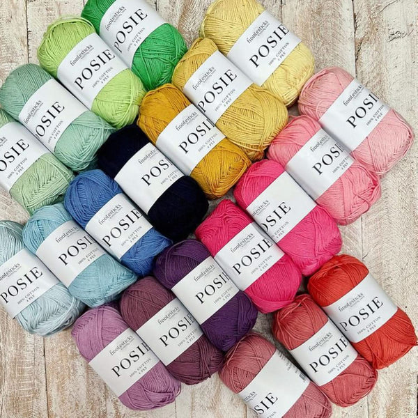 Fiddlesticks Posie Yarn 50g - Sky