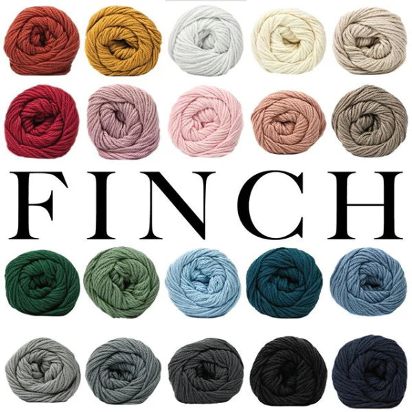 Fiddlesticks Finch 10ply Cotton Yarn 71g - Black