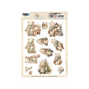 Find It Trading Cosy Winter 3D Pushout Sheet - Cosy Bear
