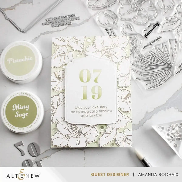 Altenew Flowers And A Flamingo Stamp Set*
