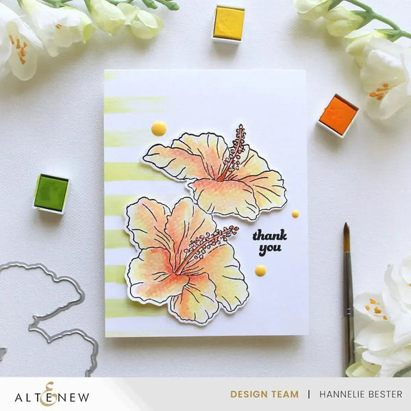 Altenew Flowers And A Flamingo Stamp Set*