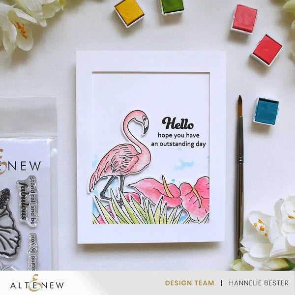 Altenew Flowers And A Flamingo Die Set*
