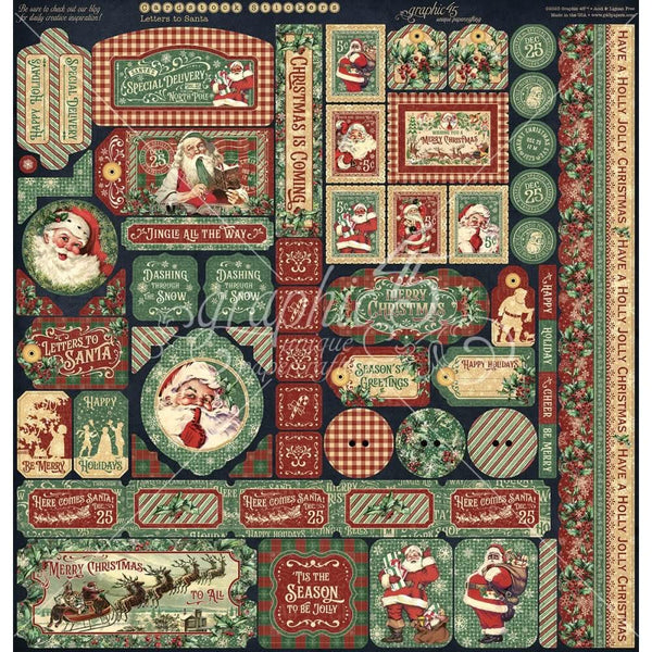 Graphic 45 Collection Pack 12"x 12" - Letters to Santa