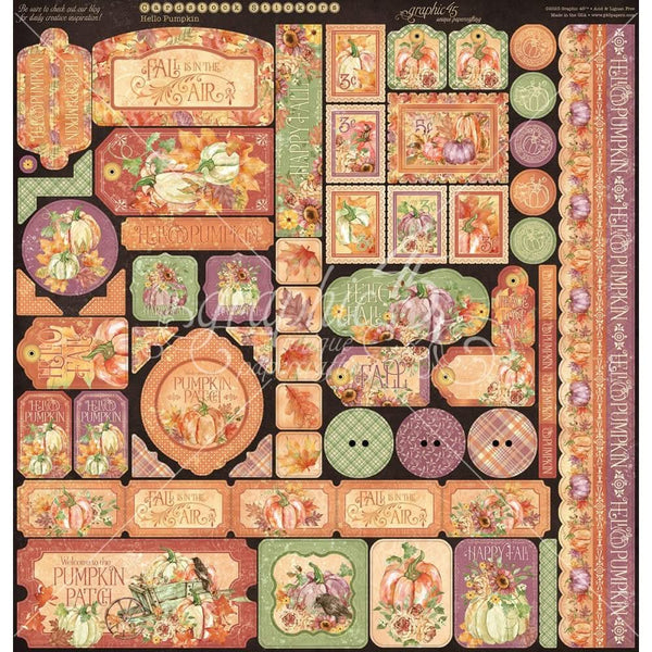 Graphic 45 Collection Pack 12"x 12" - Hello Pumpkin
