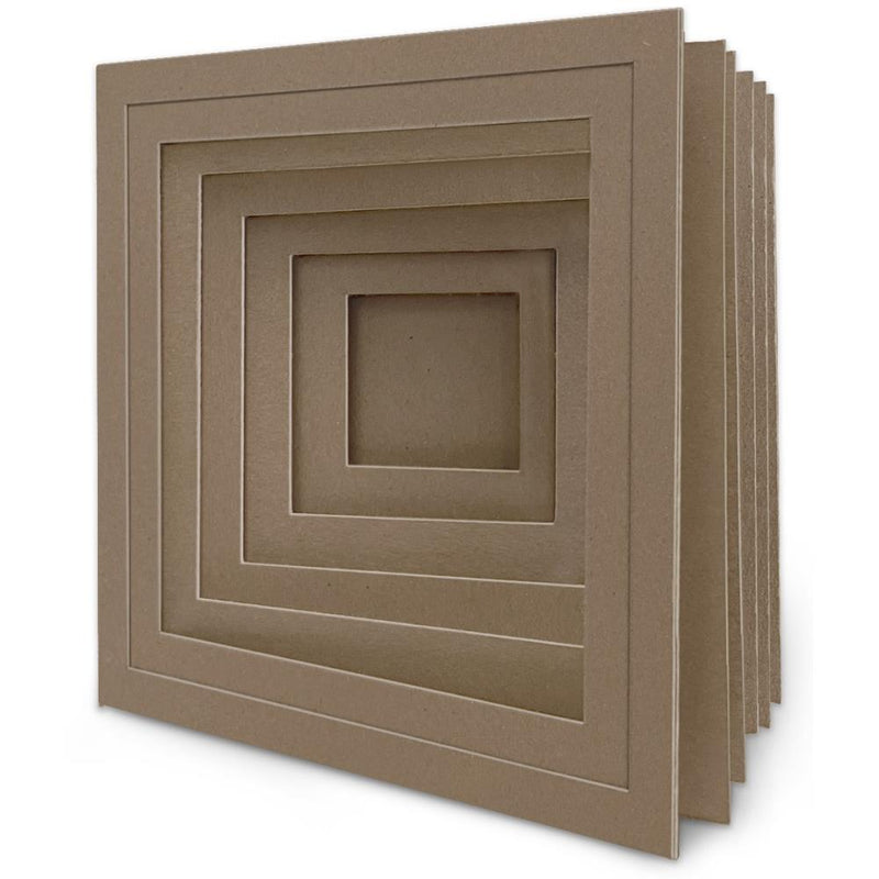 Graphic 45 Staples Chipboard Album 8"x 8" - 2 In 1 Tunnel & Pyramid