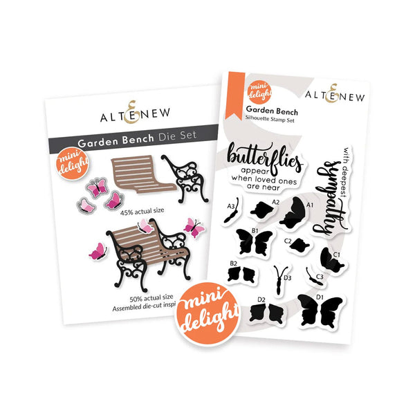 Altenew Mini Delight: Garden Bench Stamp & Die Set