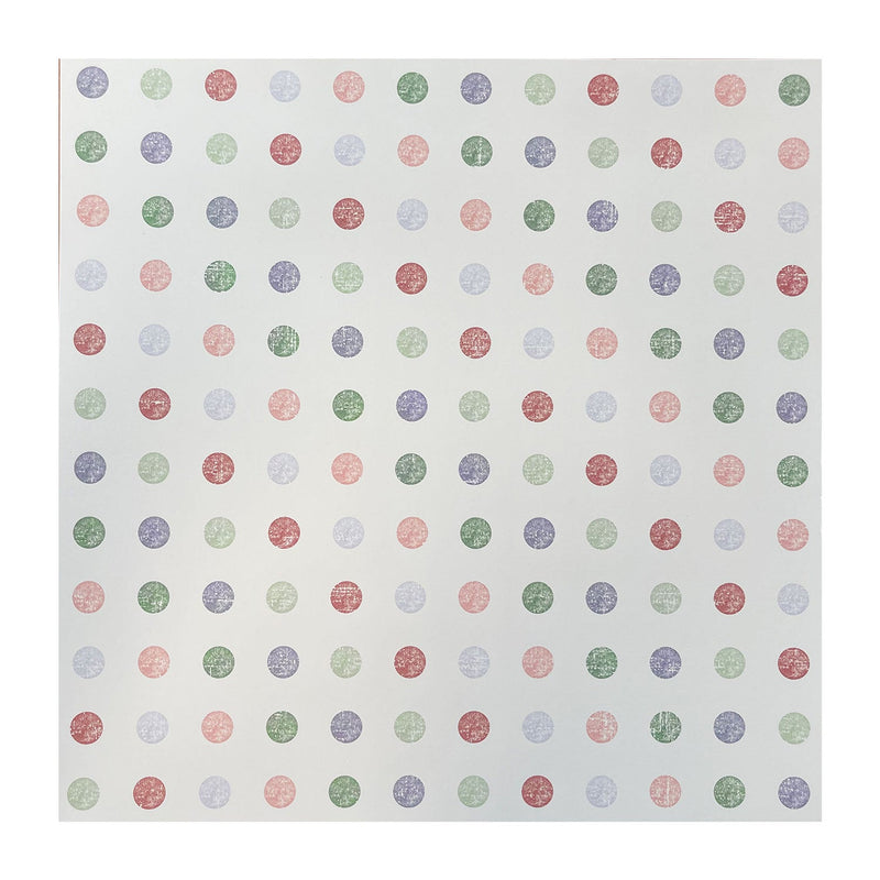 The Paper Loft 12"x 12" Single-Sided Cardstock - Sanded Geometric - Polka*