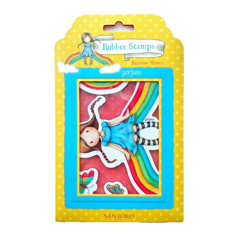 Santoro Gorjuss Rubber Stamps Nr. 688, Rainbow Heaven