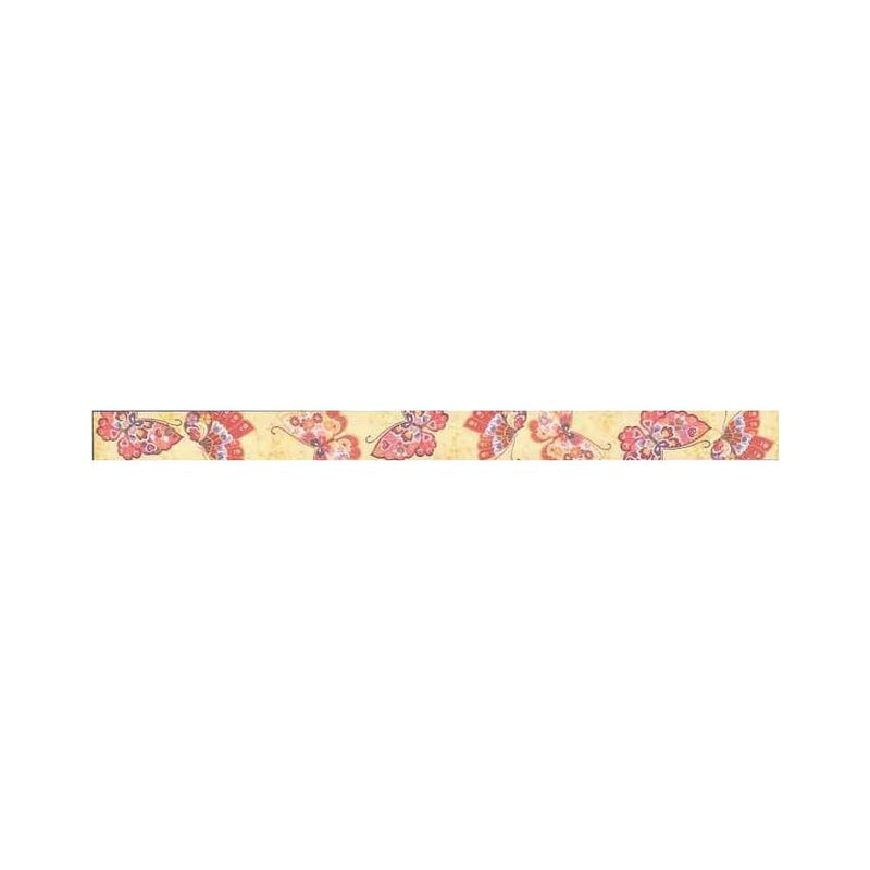 Aitoh Japanese Washi Tape 15mm x 7m - Butterfly