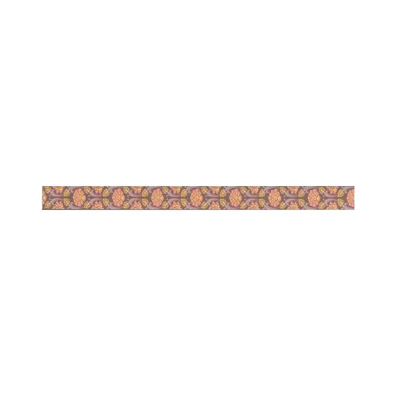 Aitoh Japanese Washi Tape 15mm x 7m - Peony Arabesque