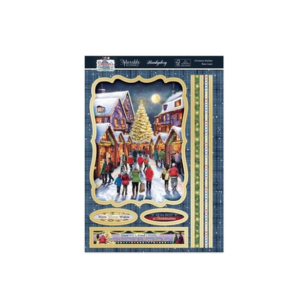 Hunkydory Season's Greetings Deco-Large Set - Christmas Markets