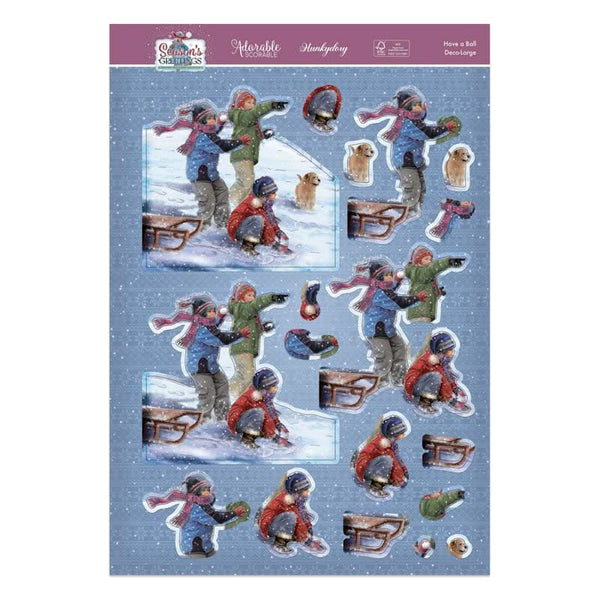 Hunkydory Season's Greetings Deco-Large Set - Have a Ball*