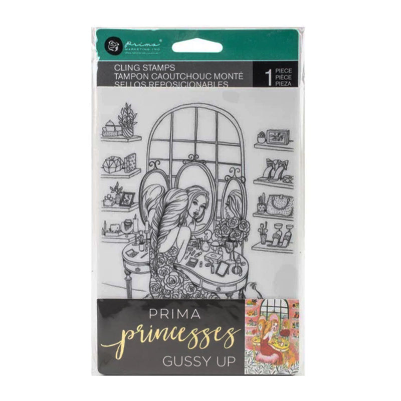 Prima Marketing Prima Princesses Cling Stamp - Gussy Up