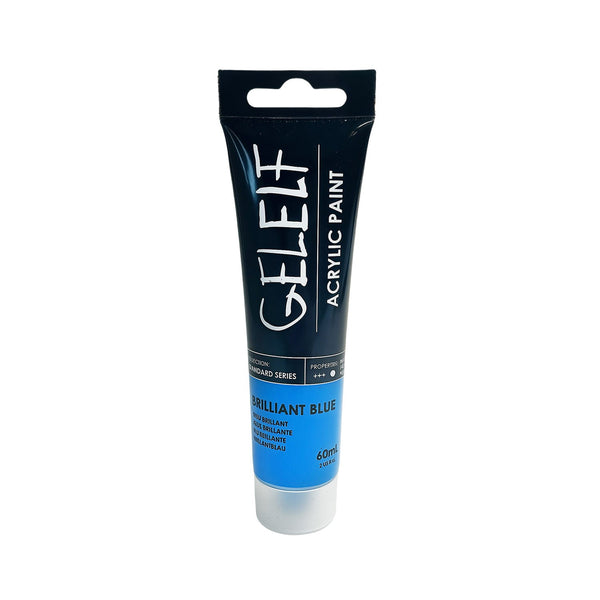 Gelelf Gel Art Acrylic Paint 60ml - Brilliant Blue