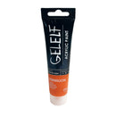 Gelelf acrylic paint tube with black and orange packaging on a white background