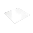 Rectangular white LED panel light on a white background