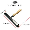 Geleh squeegee with dimensions labeled on a white background