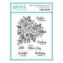 Gina K Designs Clear Stamps - Floral Delight