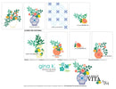 Collection of floral and decorative card ideas by Gina K. Designs with 'La Dolce Vita' branding.