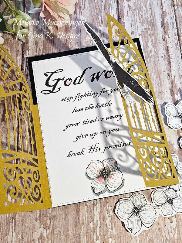 Gina K Designs Clear Stamps - God Won't